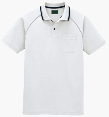 画像3: azCL50005 制電半袖ポロシャツ・吸汗速乾（13色） (3)