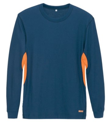 画像2: azEM1874 防炎長袖Tシャツ（1色） (2)