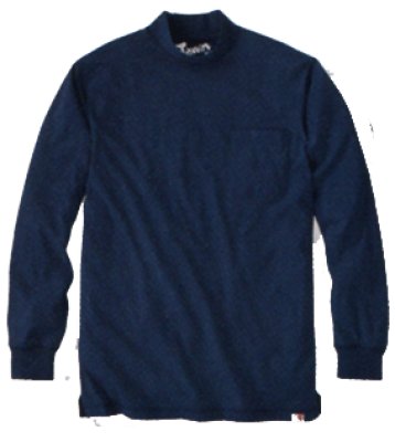 画像2: 55324 長袖ローネックTシャツ・吸汗速乾（5色） (2)