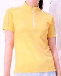 画像2: azCL3000 レディース半袖クイックドライジップシャツ（10色）