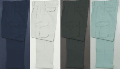 画像7: 43702 ツータックカーゴパンツ(4色) (7)