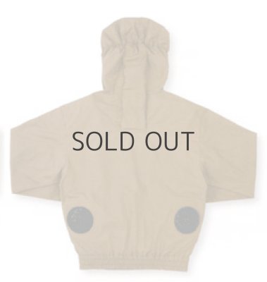 画像4: 【即納】右肩補強済みKU91410フード付き長袖ブルゾン・綿100％(2色) (4)