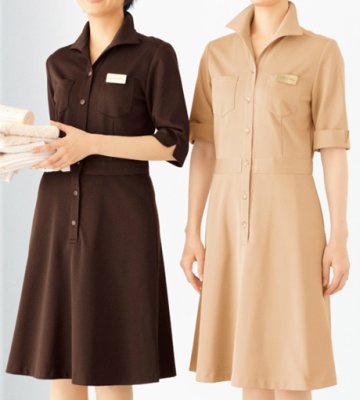 画像3: 00108 ニットワッフルワンピース (2色) (3)