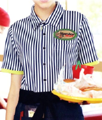 画像2: 63431 男女兼用半袖ニットシャツ (1色) (2)