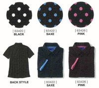 画像2: 63420 男女兼用半袖ニットシャツ (3色)