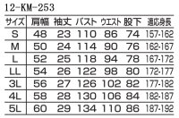 画像1: 253 Kansai半袖つなぎ服 (3色)