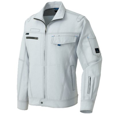 画像2: az30430 長袖ブルゾン (6色) (2)