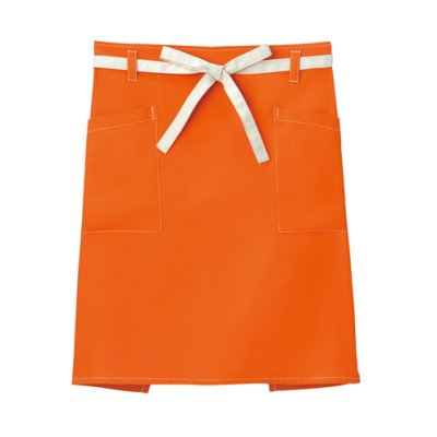 画像2: FK7056 ステッチポイントミドルエプロン (6色) (2)