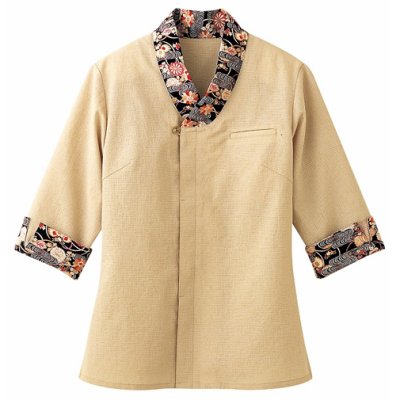 画像3: 44203 和風シャツ・観世水柄 (2色) (3)