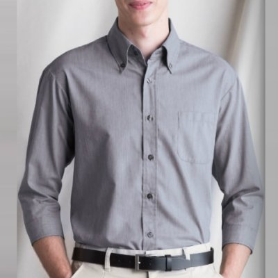 画像5: EP-7915 男女兼用ボタンダウンシャツ (3色) (5)
