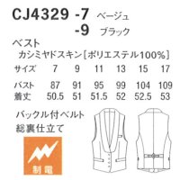 画像1: CJ4329 レディースベスト (2色)