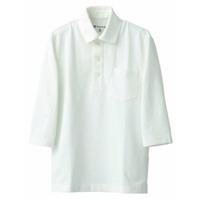 画像1: CU2699 ポロシャツ・七分袖 (2色) (1)