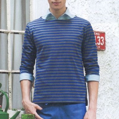 画像2: CU2598 ボートネックTシャツ (3色) (2)