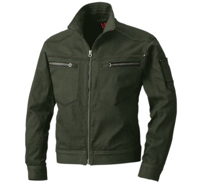 画像2: 3203 長袖ブルゾン (4色) (2)