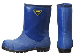 -40℃対応 冷凍倉庫用防寒長靴ＮＲ021ネイビー 日本製 NR021 冷凍庫用〈-40℃対応〉防寒安全長靴 (ネイビー)｜▽防寒_冷凍倉庫