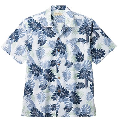 画像2: FB4547U アロハシャツ・シダ (2色) (2)