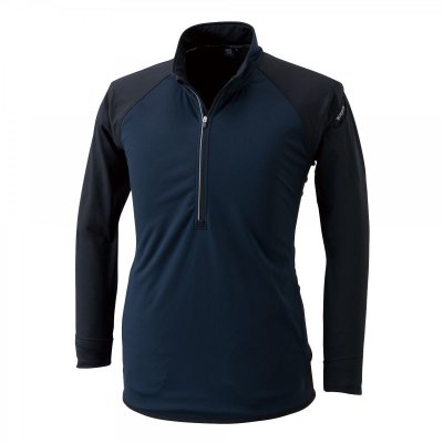 画像3: 4235 ラミネートロングスリーブジップシャツ (3色) (3)