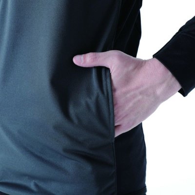 画像5: 4235 ラミネートロングスリーブジップシャツ (3色) (5)