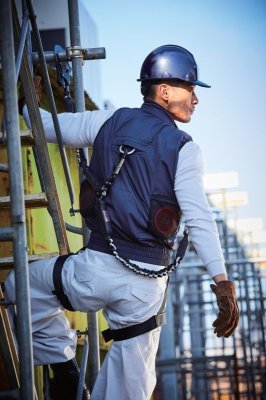 画像9: V9399【セット】ベスト・ファン・バッテリー(充電器付)/フルハーネス (9)