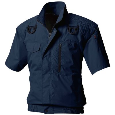 画像2: V9377【ブルゾンのみ】快適ウェア/半袖・フルハーネス (2)