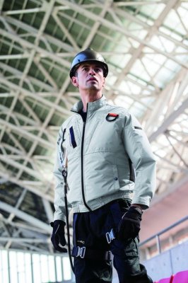 画像7: XE98103【ブルゾンのみ】ジーベック空調服(R)／遮熱長袖(ハーネス)・サイドファン (7)