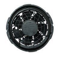 画像1: 7.2V FAN2300空調服(R)薄型ファン(ブラック)1個