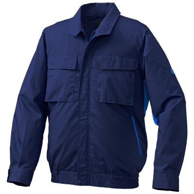 画像4: KU91910【空調服(R)セット】空調服(R)ブルゾン・ファン・バッテリー(充電器付)／長袖・混紡 (4)