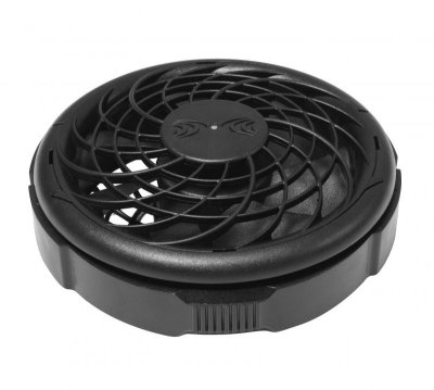 画像4: 7.2V FAN2300空調服(R)薄型ファン(ブラック)2個+ケーブル (4)