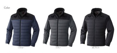 画像2: 8233 フルハーネス対応防寒ブルゾン (2)