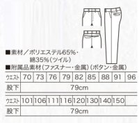 画像1: 49513 スラックス・ノータック (5色)