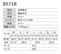 画像1: 85718 セフティ長靴（2色）