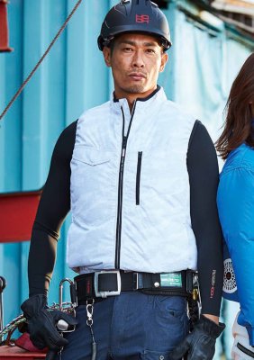 画像9: V8300【ブルゾンのみ】快適ウェア/ベスト・チタン (9)