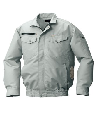 画像4: KU92030【空調服(R)セット】空調服(R)ブルゾン・ファン・バッテリー(充電器付)/長袖・横ファン (4)
