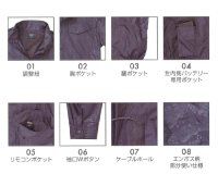 画像3: KU92000【空調服(R)セット】空調服(R)ブルゾン・ファン・バッテリー(充電器付)／長袖・ポリエステル