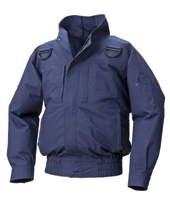 画像4: EK4580【空調服(R)セット】空調服(R)ブルゾン・ファン・バッテリー(充電器付)／長袖(フルハーネス)・エレファン (4)