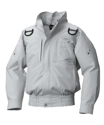 画像6: EK4580【空調服(R)セット】空調服(R)ブルゾン・ファン・バッテリー(充電器付)／長袖(フルハーネス)・エレファン (6)