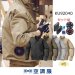 画像1: KU92040【空調服(R)セット】空調服(R)ブルゾン・ファン・バッテリー(充電器付)／長袖・綿100％ (1)