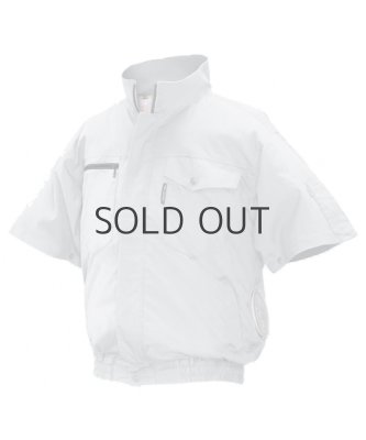 画像3: ND2011【空調服(R)セット】NSPブルゾン・ファン・バッテリー(充電器付)／半袖・綿100% (3)