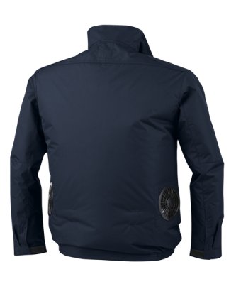 画像3: XE98017【空調服(R)セット】ブルゾン・ファン・バッテリー(充電器付)/遮熱長袖・サイドファン (3)