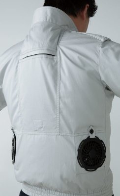 画像10: 258671【セット】エアセンサーブルゾン・ファン・バッテリー(充電器付)/長袖・フルハーネス (10)