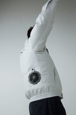 画像11: 258671【セット】エアセンサーブルゾン・ファン・バッテリー(充電器付)/長袖・フルハーネス (11)