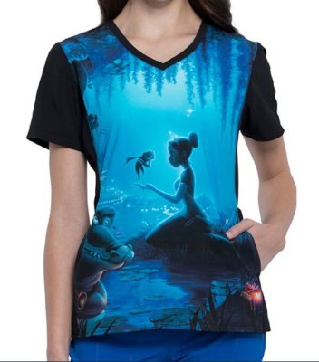 画像2: TF627 半袖スクラブ・ティアナ (2)