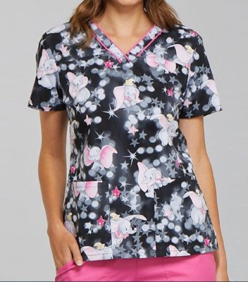 画像2: TF610 半袖スクラブ・ダンボ (2)