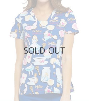 画像2: TF641 半袖スクラブ・アリス (2)