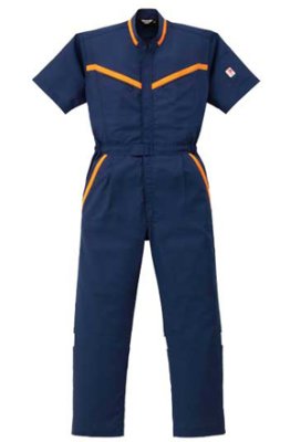 画像2: 259 Kansai半袖つなぎ服・反射型 (3色) (2)