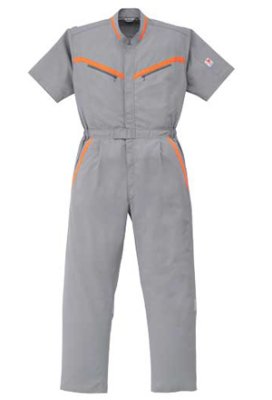 画像4: 259 Kansai半袖つなぎ服・反射型 (3色) (4)