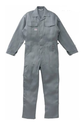 画像2: 1750 ベーシックつなぎ服（1色） (2)