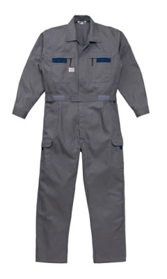 画像4: 8700 ストライプ調つなぎ服（4色） (4)