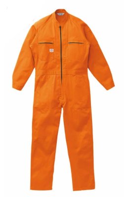 画像2: 5400 二層構造糸つなぎ服（4色） (2)