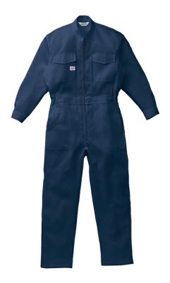 画像2: 1762 ナチュラル素材つなぎ服(1色) (2)